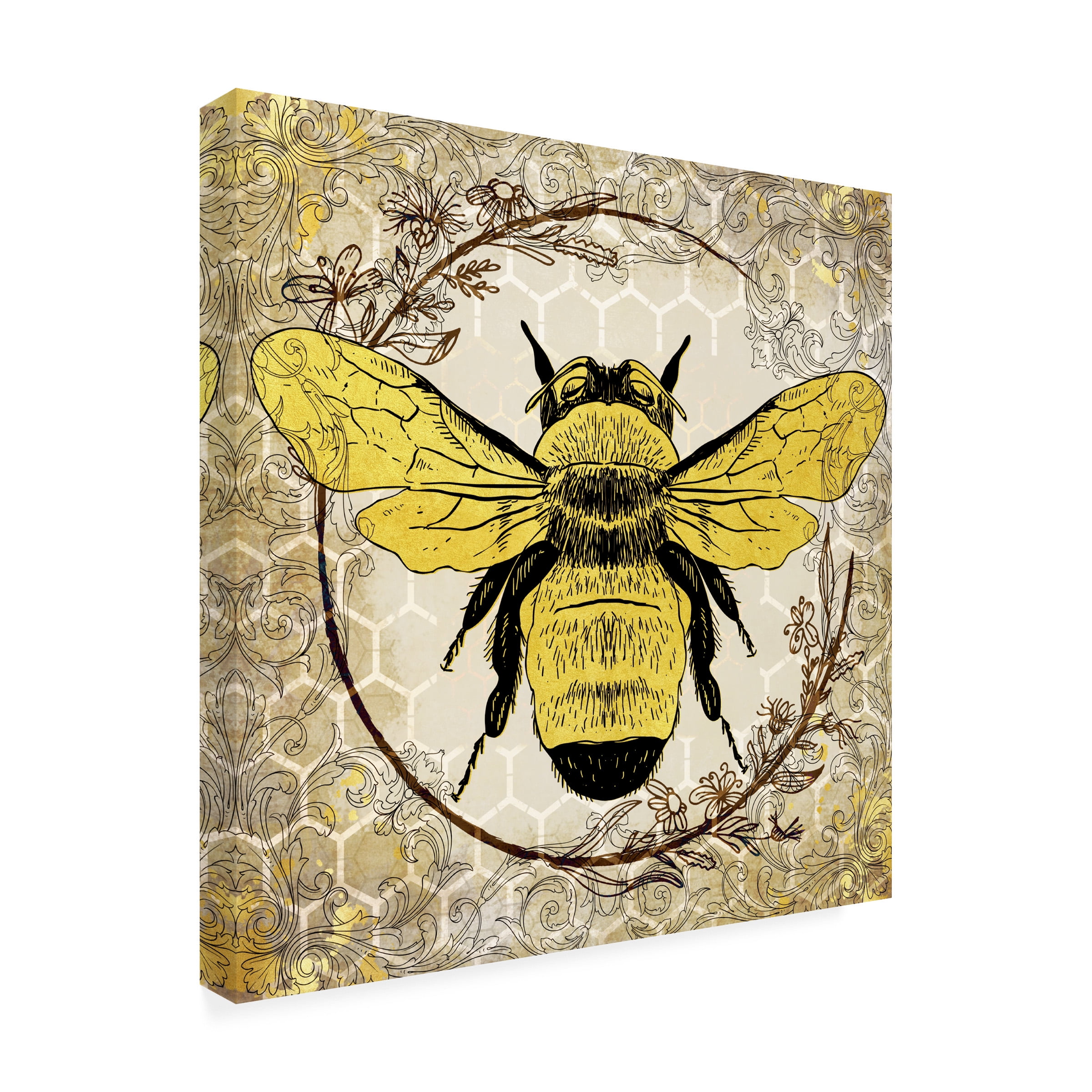 LightBoxJournal 'Honey Bee 01' Canvas Art