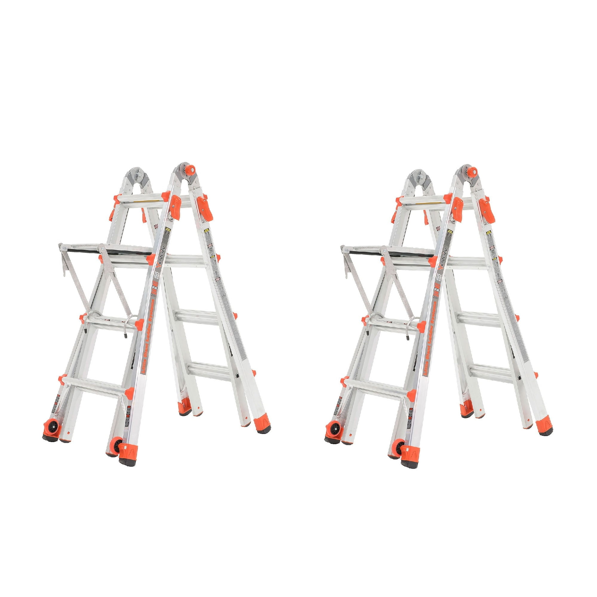 Little Giant Velocity 17' Aluminum Adjustable Folding Ladder & Platform