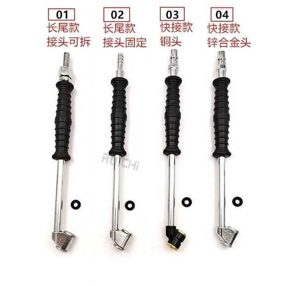 GUIYONG Dual Tire Air Chuck Quick Fitting Chuck for Car Motorcycle Bike and Truck Metal Air Chuck Tire Inflation Tire Chuck Tool Tire Filling Chuck