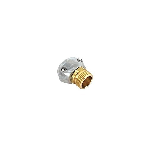 Details about   3/4" Brass Garden Water Hose Connector Repair Mender Kit Ends Fittings Clamp 