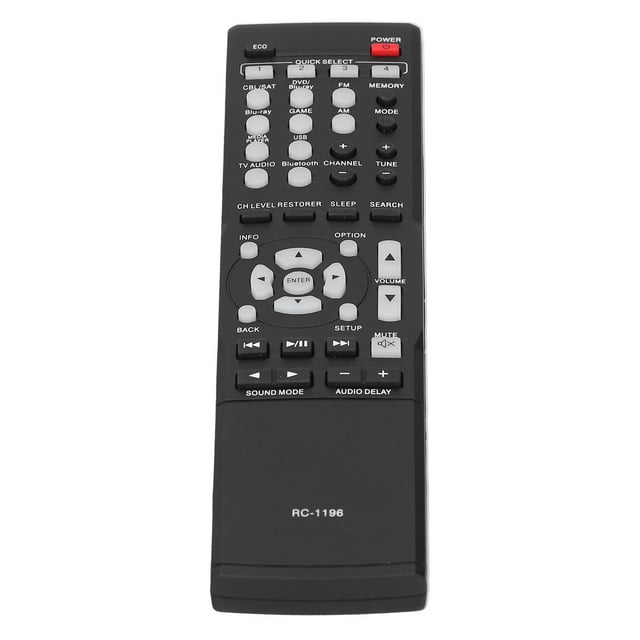Control remoto de TV RC1196 ANGGREK portátil negro de material ABS hasta 10 metros
