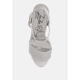 thumbnail image 4 of Ortage Rhinestones Embellished High Block Heels, 4 of 5