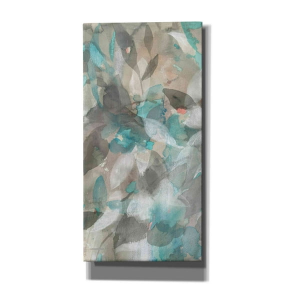 Epic Graffiti 'Abstract Nature II' by Danhui Nai, Canvas Wall Art, 30"x60"