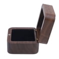 thumbnail image 1 of Caja Para Anillos De Estilo Retro Con Marco De Madera De Nogal Para Joyería De Compromiso Y Boda, Ferias Comerciales, 1 of 7