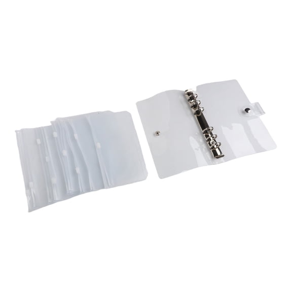 GRIMPEX Fly Fishing Leader Wallet with 10 Pockets for Easy Storage of Fishing Gear Transparent