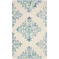 thumbnail image 2 of Safavieh Dip Dyed Ivory Contemporary Rug - 4' x 6', 2 of 2