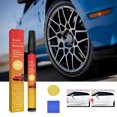 thumbnail image 1 of Kit de retoque para arañazos de coche | Reparación rápida de pintura para arañazos y raspones menores en el coche | Marcador permanente a base de agua de 7,4 ml | Multipack con esponjas y telas, 1 of 2
