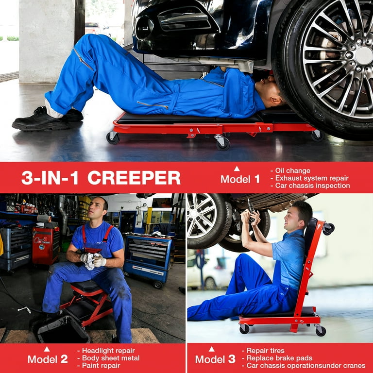 WheelX Mechanic Creeper, Garage Gift, 40