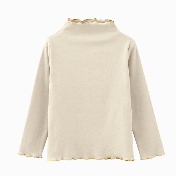 NIEWTR 2t 3t 4t 5t 6t 7t Toddler Girls Sweatshirts Casual Pullover Crewneck Fall Winter Long Sleeve Tops Shirts Clothes 2t 3t 4t 5t 6t 7t(A-Beige,6-7 Years)