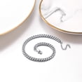 thumbnail image 3 of Pulsera de tobillera PROSTEEL cubana gruesa Acero inoxidable joyería de pie verano Boho, 3 of 6