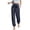 Dark Gray(Womens Pants), variant on GUACER Harem Pants for Women Casual High Waist with Pockets Removable Belt Lightweight Jogger Pants