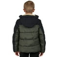 thumbnail image 2 of Boys 4-20 ZeroXposur Avalanche Fleece Lined Hooded Puffer Jacket Color: Ocean Size: M (8), 2 of 4