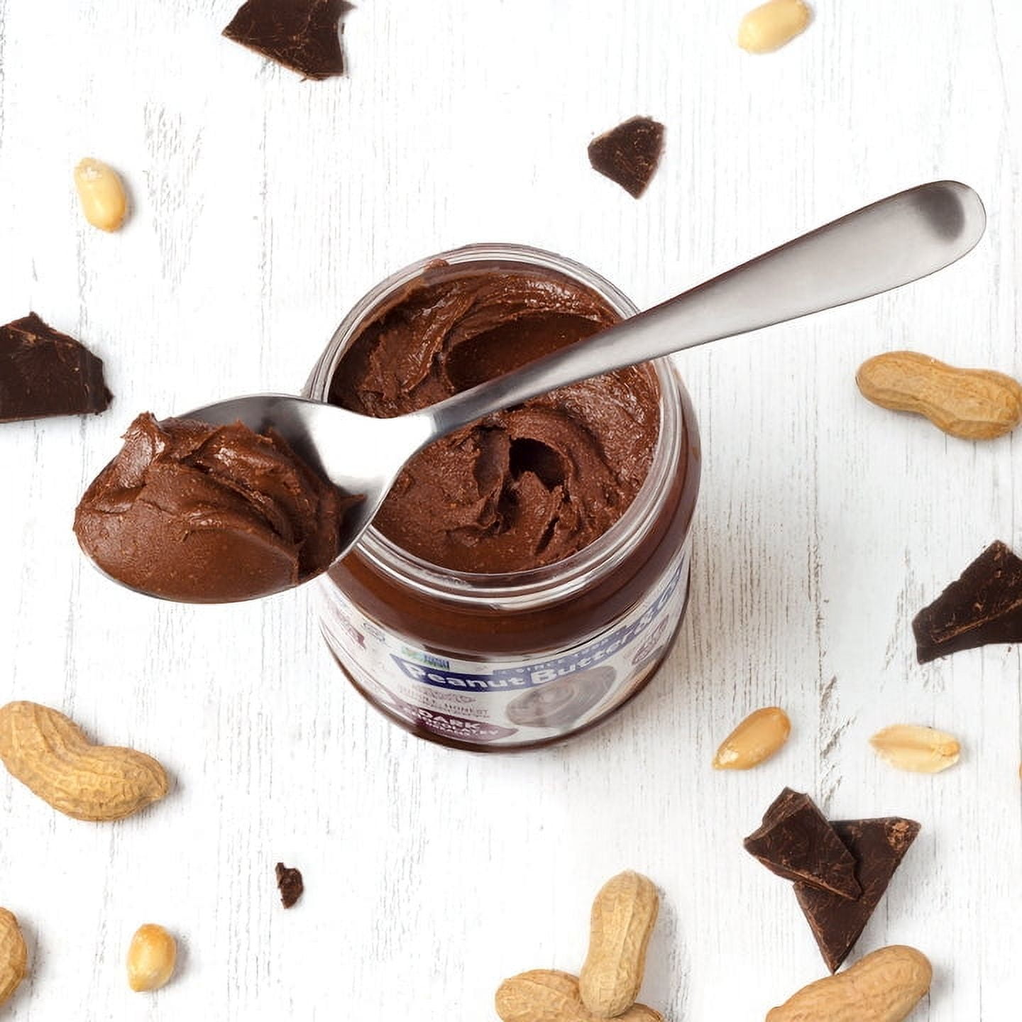 Pack of 6, Peanut Butter & Co Dark Chocolatey Dreams Peanut Butter Spread, 16 oz