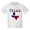 Ash Gray, variant on CafePress - Flag Map With Texas Kids Light T Shirt - Light T-Shirt Kids XS-XL