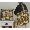 thumbnail image 5 of Soimoi Polyester Crepe Fabric Leaves & Magnolia Floral Print Fabric by The Yard 52 Inch Wide, 5 of 5