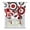 Red, variant on Red Grey Abstract Tie Up Curtains for Window, Thermal Insulated Balloon Shade Adjustable Rod Pocket Curtains Valance Panels for Kitchen Bathroom Cafe 42 x 45 Modern Geometric Polka Dot