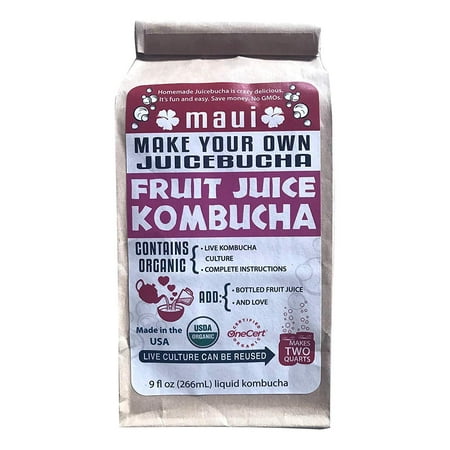 - Organic Maui Make Your Own Kombucha Starter Kit