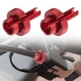 thumbnail image 6 of 2Pcs 8mm Red Motorcycle Brake Clutch Levers Adjuster Screw Bolt M8x1.25, 6 of 10