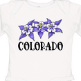 thumbnail image 4 of Inktastic Colorado Columbine Flowers Boys or Girls Long Sleeve Baby Bodysuit, 4 of 5