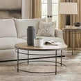 thumbnail image 2 of Bowery Hill Contemporary 38" Round Coffee Table in Light Wood, 2 of 4