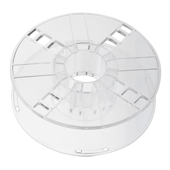 ROSENICE 1Set Cord Storage Reel Transparent Plastic for Cable Management Durable Use Home Office