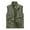 Army Green, variant on Vest for Men Mens Solid Fishing Vest Full Zip Sleeveless Casual Outerwear Jacket Outdoors Work Travel Photo Vest with Multi Pockets Mens Jacket Army Green L