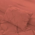 thumbnail image 6 of DNG Creations 1 Piece Luxurious Half Pinch Pleated Comforter Long Lasting 100% Egyptian Cotton, 800 TC 550 GSM All Season ( Twin/Twin XL Size ) Solid Brick Red Colour, 6 of 8