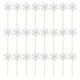 thumbnail image 3 of Sparkling Snowflake Cake Topper Silver Paper Bamboo for Birthday Cakes 150Pcs, 3 of 4