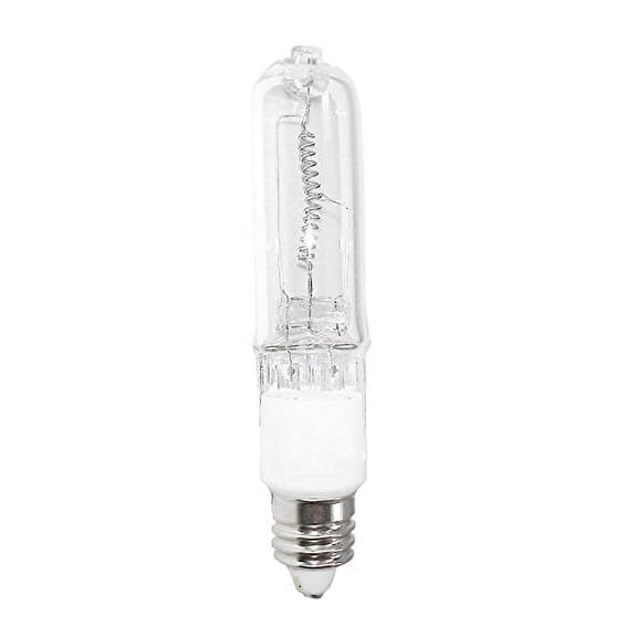 Anyray A1780Y (10)-Pack 50W 50 Watt JD E11 Mini-Candelabra T4 Halogen Light Bulb, CLEAR Bulbs