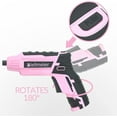 thumbnail image 5 of BIELMEIER Pink 4V Rechargeable Power Screwdrivers 1.5Ah, 250 RPM, 27 Pieces, 5 of 6