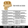 thumbnail image 2 of Toy Water Gun Pistol Wood Mini Charms Shapes DIY Craft Jewelry - No Hole - 30mm (6pcs), 2 of 7