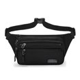 thumbnail image 1 of Riñonera impermeable de moda para hombre y mujer, para deportes de ocio, para teléfono móvil, cartera de negocios, color negro, 1 of 6