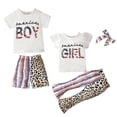 thumbnail image 3 of Gerichy Girls Summer Outfits, Summer Clothes For Small And Medium Sized Girls Fashion Suit Sleeveless Skirt With Shorts, 3 of 9