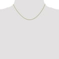 thumbnail image 4 of 14K Yellow Gold Singapore Chain Styles Necklace 16 inch Carded 1 mm with Spring Ring Clasp, 4 of 4
