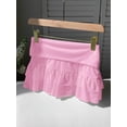 thumbnail image 3 of Pink Ruffle Layered Mini Skirt For Women Casual Summer Wear, 3 of 7