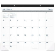 Mead Core Academic Monthly Desk Pad, 21 3/4" x 17", White, July 2023 - June 2024 (WAM4073824)