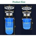 thumbnail image 2 of 2-Pack Adjustable 60mm Silicone Floor Drain Backflow Prevention Valve for Bathroom Pipes, 2 of 5