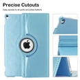 thumbnail image 4 of For iPad Air 2 Case 9.7" 360 Degree Rotating Stand Protective Hard-Cover Folding Case with Auto Wake/Sleep Feature, 4 of 7