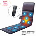thumbnail image 1 of Gray Full Body 10-Zone Vibration and Heat Therapy Acupressure Massage Mat, 1 of 9