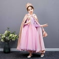 thumbnail image 5 of Cape Princesse à Sequins Colorés pour Filles - Costumes de Fête d'Anniversaire d'Halloween, 5 of 5