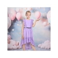 thumbnail image 4 of Sunny Fashion Girls Dress Violet Ruffle Butterfly Belt Irregular Hem Princess Formal 14 Years, 4 of 7