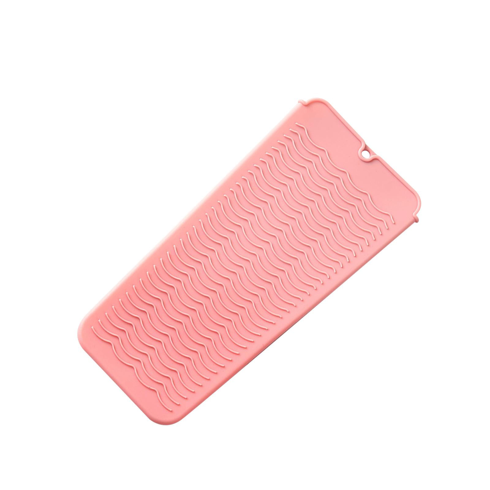 Gazechimp Protable Silicone Heat Resistant Mat Pouch for Curling Iron Hair Straightener Heat Insulation Flat Iron Hair Styling Tool Non Slip Pad, Men's, Size