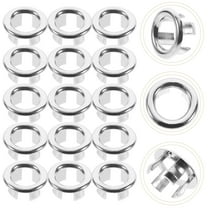 WHAMVOX  20 Pcs Overflow Rings Bathroom Kitchen Sink Basin Trim