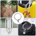 thumbnail image 4 of ZheElen 2pack/lot Lightweight Chain Lock For Wide Application And High Security Convenient And Practical silver-2m*2 1Set, 4 of 6