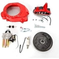 thumbnail image 1 of Electric Start Kit Starter Motor W/FlyWheel Key Switch Coil (GX160 5.5HP GX200 6.5HP), 1 of 4