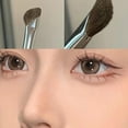 thumbnail image 4 of Rose gold 325 large (A) $326 Rose gold sickle nose shadow brush bevel animal hair smudge contour brush, 4 of 5