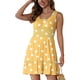 thumbnail image 1 of mfyjkho Vestidos midi para mujer, Vestido mini plisado sin mangas con cuello redondo y estampado de colores para mujer Vestidos de otoño xxl, 1 of 5