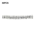 thumbnail image 2 of 50 Pieces Rhinestone Rondelle Handmade Spacer Beads Jewelry Bead for Jewelry Findings Crystal Multi-colors Loose Bead Earring Necklace Accessories White, 2 of 6