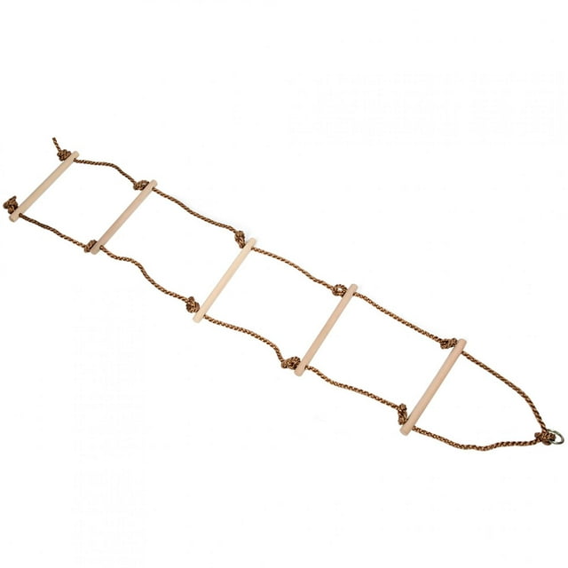 Children Climbing Ladder, Wood Children Rope Ladder Strong For Home For Graden For Kids