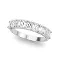 thumbnail image 2 of 9 stone - 1 Carart & 2 Carart Emerald Lab Grown 14K Diamond Nine Stone Anniversary Band for Women (F-G / VS-SI), 2 of 12